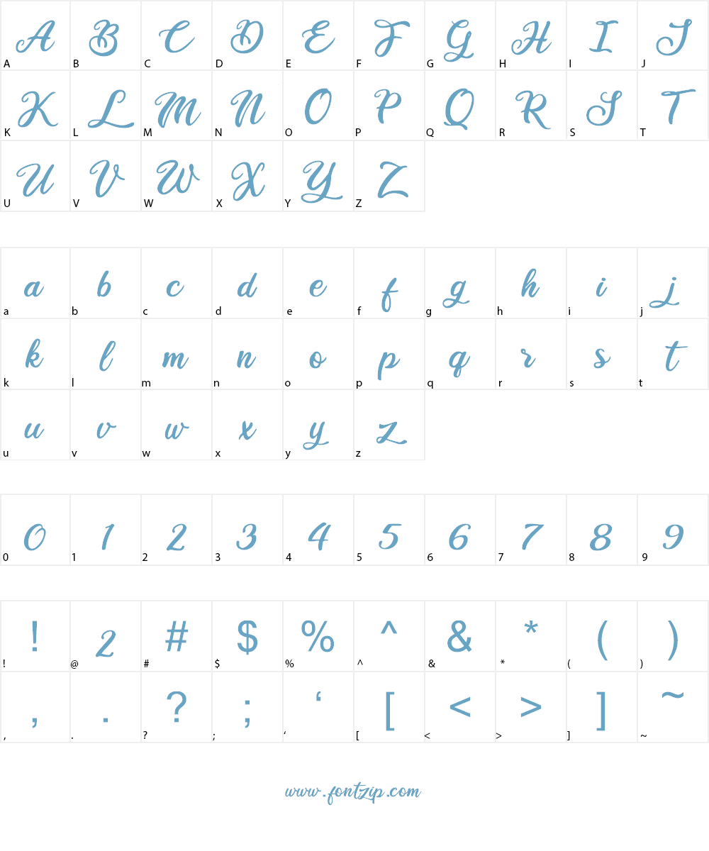 Ballet Harmony Font Character